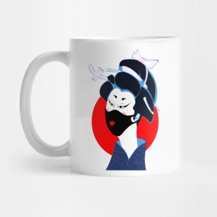 Geisha Japan Kyoto culture makeup Mug